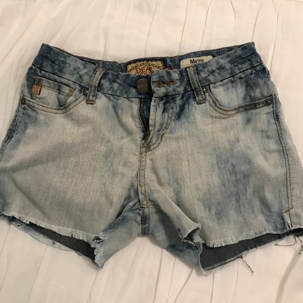 Light Wash Denim Shorts